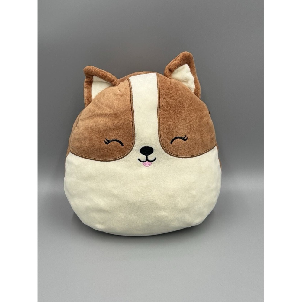 Squishmallows Regina Corgi Dog Plush 10 Inch Stuffed Animal Kellytoy
